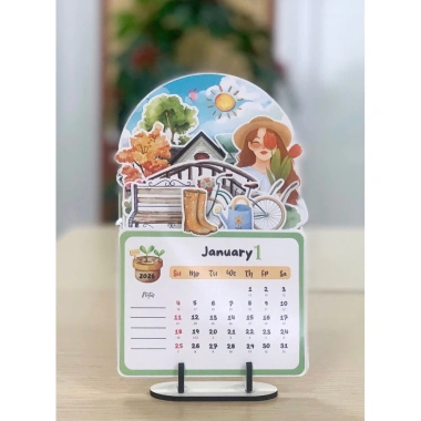 Lịch bàn decor 2.026 Khu vườn lung linh Đẹp phong thuỷ âm dương quà tặng 75.000đ 3 Lịch bàn decor 2.026 Khu vườn lung linh Đẹp phong thuỷ âm dương quà tặng 75.000đ 3