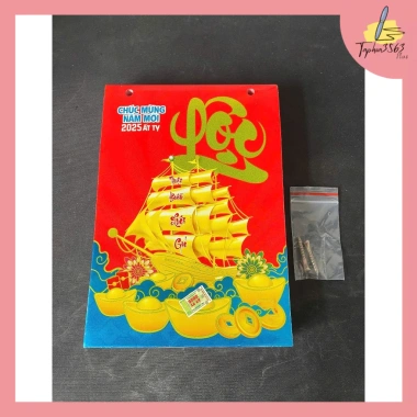 Lịch Bloc 2.026 Tết Bính Ngọ mới nhất, kèm đinh treo, giảm giá 22% chỉ 48.000 đồng