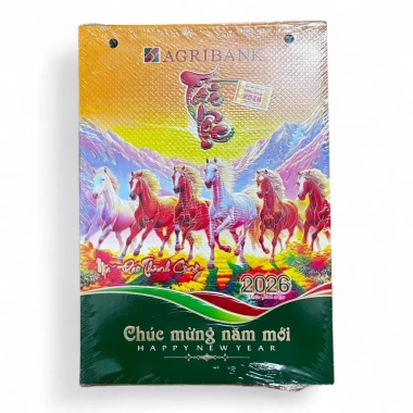 Lịch Bloc 2.026 Treo Tường Agribank - Lịch Tết Giấy Dày, Giá ưu đãi 60.000 VND 10 Lịch Bloc 2.026 Treo Tường Agribank - Lịch Tết Giấy Dày, Giá ưu đãi 60.000 VND 10