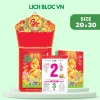 Lịch Bloc Treo Tường 2.026 Kích Thước 20x30cm Siêu Đẹp Giá Ưu Đãi 325.000₫