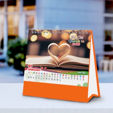 Lịch để bàn 13 tờ 2 mặt 19x22 cm - Lịch Tết 2.026 An Khang AK37, 35.000 VND
