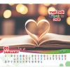 Lịch để bàn 13 tờ 2 mặt 19x22 cm - Lịch Tết 2.026 An Khang AK37, 35.000 VND 3