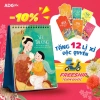 Lịch để bàn 2.026 12 lì xì, túi sang, hình, giấy cao cấp, quà Tết 17x23cm 2