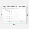 Lịch để bàn 2.026 âm dương BASIC giấy note, kèm sticker màu dán note và planner - ưu đãi giá 6