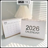 Lịch để bàn 2.026 Basic ngày âm và ô ghi chú, lò xo decor phòng, giảm giá 66.000₫