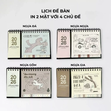 Lịch để bàn 2.026 Crabit Bính Ngọ - Tiết ngựa, Tết, Mã Đáo Thành Công, 78.000 VND 8 Lịch để bàn 2.026 Crabit Bính Ngọ - Tiết ngựa, Tết, Mã Đáo Thành Công, 78.000 VND 8