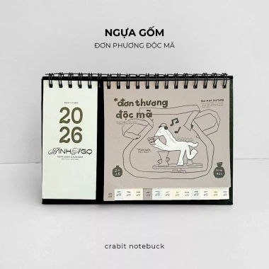 Lịch để bàn 2.026 Crabit Bính Ngọ - Tiết ngựa, Tết, Mã Đáo Thành Công, 78.000 VND 10 Lịch để bàn 2.026 Crabit Bính Ngọ - Tiết ngựa, Tết, Mã Đáo Thành Công, 78.000 VND 10