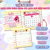 Lịch Để Bàn 2.026 Gấu Dâu Mini + To-Do List, Lịch Âm Tiện Lợi, Giá 24.500₫ - HYNEE