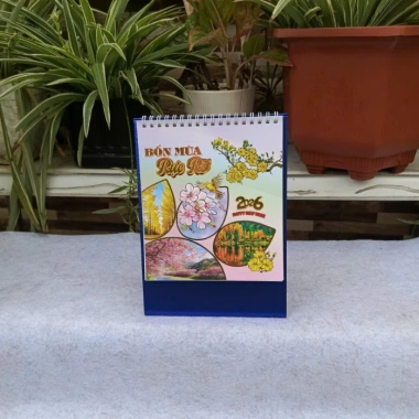 Lịch để bàn 2.026 khổ 24x16cm có note, ngày âm dương, thiết kế hiện đại, giảm còn 44.999