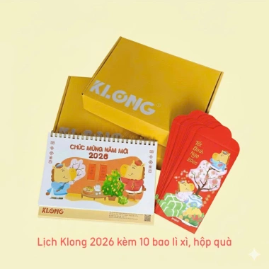 Lịch để bàn 2.026 Klong và 10 lì xi Tết, lịch ghi chú to do list, giá chỉ 77.000₫ 3