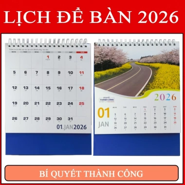 Lịch để bàn 2.026 mẫu Tết Quê Hương, Cảnh Đẹp, Thành Công, Sắc Màu – 55.250₫ 3