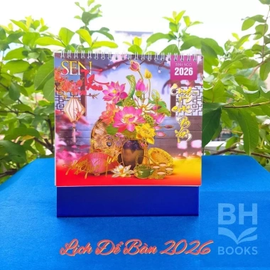 Lịch để bàn 2.026 ngày âm 52 tuần - In đẹp, form cứng cáp, chủ đề ngẫu nhiên Bảo Hân Books - 50.000₫