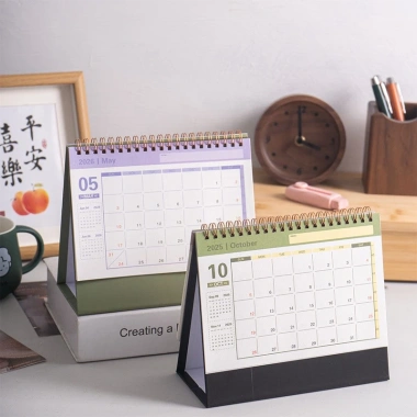 Lịch để bàn 2.026 Pkbeoshop dạng lật gáy lò xo kèm note ghi chú - chỉ 55.000₫ 7