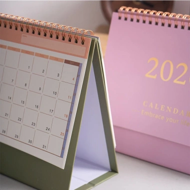 Lịch để bàn 2.026 Pkbeoshop dạng lật gáy lò xo kèm note ghi chú - chỉ 55.000₫ 8