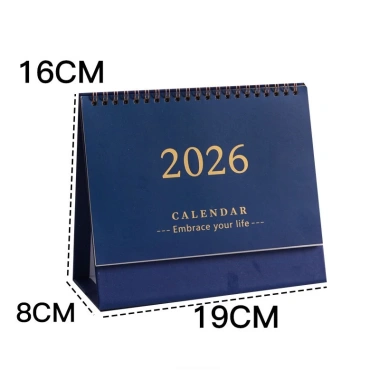 Lịch để bàn 2.026 Pkbeoshop dạng lật gáy lò xo kèm note ghi chú - chỉ 55.000₫ 9