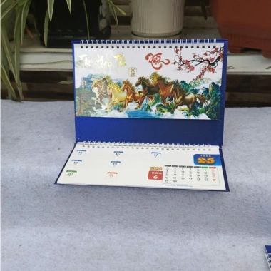 Lịch để bàn chữ A 2.026 24x16cm có lịch âm - mẫu ngẫu nhiên, 50k VPP Tiến Phát
