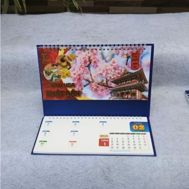 Lịch để bàn chữ A 2.026 24x16cm có lịch âm - mẫu ngẫu nhiên, 50k VPP Tiến Phát 6 Lịch để bàn chữ A 2.026 24x16cm có lịch âm - mẫu ngẫu nhiên, 50k VPP Tiến Phát 6