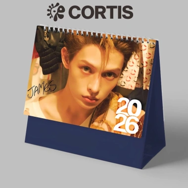 Lịch để bàn CORTIS Idol Thần Tượng 2.026 Chữ Nhật Ngang Tiện Lợi Giá 120k