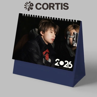 Lịch để bàn CORTIS Idol Thần Tượng 2.026 Chữ Nhật Ngang Tiện Lợi Giá 120k