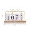 Lịch để bàn đế gỗ cổ điển HT SHOP DN052 – Đèn LED phát sáng, giá 125.000₫ 9