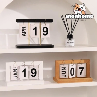 Lịch Để Bàn Decor Bắc Âu - Trang Trí Bàn Học, Phòng Khách, Phòng Ngủ, Kệ Sách - Giá chỉ 79.925₫ 5