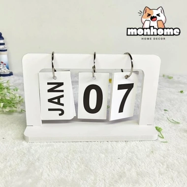 Lịch Để Bàn Decor Bắc Âu - Trang Trí Bàn Học, Phòng Khách, Phòng Ngủ, Kệ Sách - Giá chỉ 79.925₫ 6