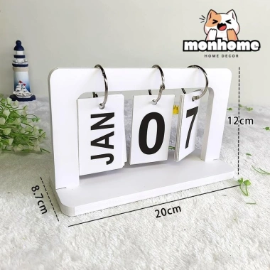 Lịch Để Bàn Decor Bắc Âu - Trang Trí Bàn Học, Phòng Khách, Phòng Ngủ, Kệ Sách - Giá chỉ 79.925₫ 7