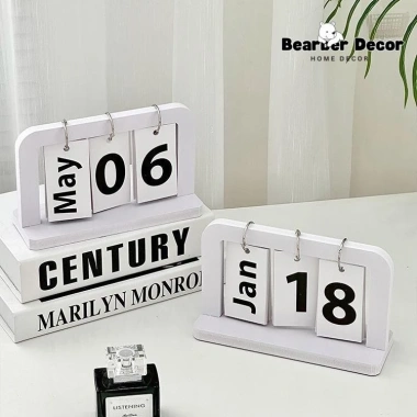 Lịch để bàn decor tối giản, trang trí nhà, phòng làm việc - giảm giá 79.925₫