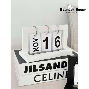 Lịch để bàn decor tối giản, trang trí nhà, phòng làm việc - giảm giá 79.925₫ 10