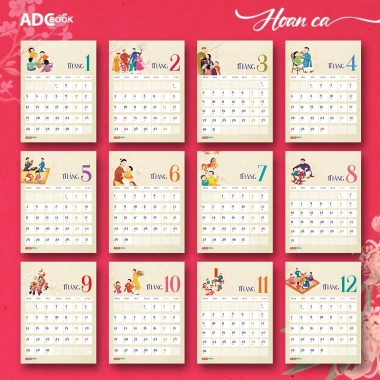 Lịch để bàn Hoan Ca và Hí Ca 2.026 - Tặng túi + 12 lì xì, Quà Tết hấp dẫn 4