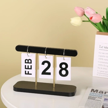 Lịch để bàn lật số 2.025 dễ thương gỗ vintage KENDECOR – Giá chỉ 179.000₫ 6