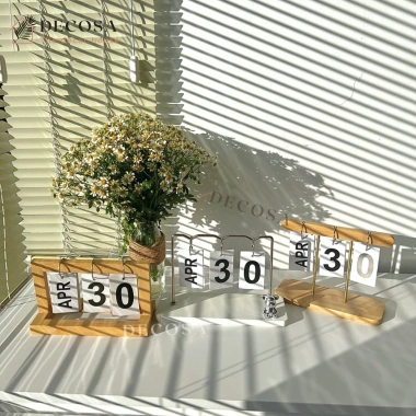 Lịch để bàn lật số 2.026 phong cách Vintage DECOSA - Giá ưu đãi 69.000 VND 7