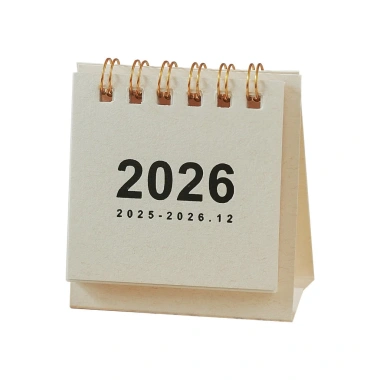 Lịch Để Bàn Mini 2.025-2.026, Đứng Lật, Nhỏ Gọn, Giá Ưu đãi 25.515 VND 5