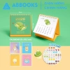 Lịch Để Bàn Mini 2.026 Chủ Đề Cake Matcha kèm Note và Sticker Dễ Thương - ABBOOkS