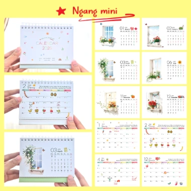Lịch để bàn mini 2.026 dễ thương, lịch âm và ngày lễ Tết, giảm giá còn 21.000 VND 4