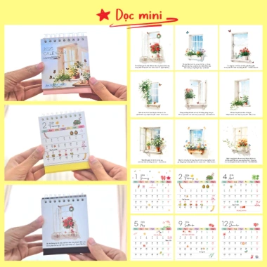 Lịch để bàn mini 2.026 dễ thương, lịch âm và ngày lễ Tết, giảm giá còn 21.000 VND 5