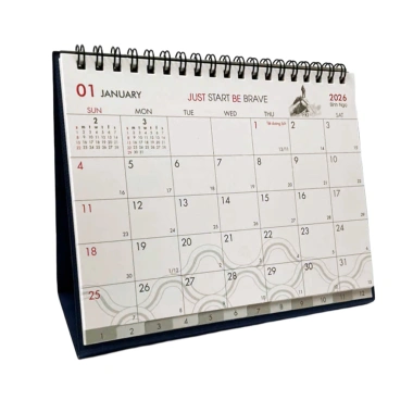 Lịch để bàn nam châm 2.026 kích thước 175x140 mm thiết kế hiện đại giá ưu đãi 49.000 VND