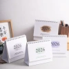 Lịch để bàn nhỏ 2.025-2.026 lật đứng, chạy 7/2.025-12/2.026, danh sách việc cần làm & ghi chú, dây buộc kim loại 2
