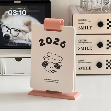 Lịch Để Bàn Sáng Tạo 2.026: Phong Cách Mới, Lật Văn Phòng, Trang Trí Sổ Tay Học Sinh, Giá 81,246 VND