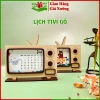 Lịch Để Bàn Tivi Gỗ 2.026 Retro Decor QUAGONHALAM - Trang Trí Bàn Làm Việc, Quà Tết Độc Đáo, Giá 154.500₫