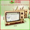 Lịch Để Bàn Tivi Gỗ 2.026 Retro Decor QUAGONHALAM - Trang Trí Bàn Làm Việc, Quà Tết Độc Đáo, Giá 154.500₫ 2
