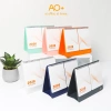 Lịch để bàn Todo 2.026 viền sóng âm nhỏ gọn, thiết kế tối giản, đế nhựa 6 màu
