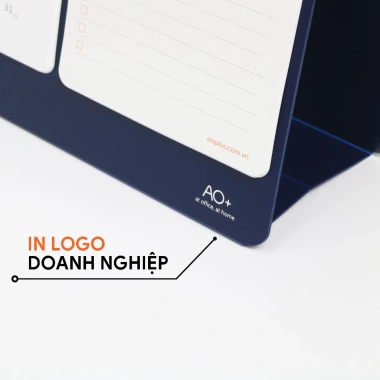 Lịch để bàn Todo 2.026 viền sóng âm nhỏ gọn, thiết kế tối giản, đế nhựa 6 màu