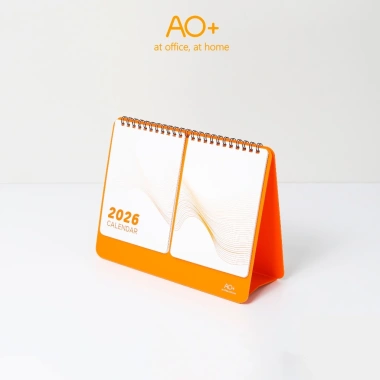 Lịch để bàn Todo 2.026 viền sóng âm nhỏ gọn, thiết kế tối giản, đế nhựa 6 màu