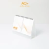 Lịch để bàn Todo 2.026 viền sóng âm nhỏ gọn, thiết kế tối giản, đế nhựa 6 màu 9