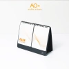 Lịch để bàn Todo 2.026 viền sóng âm nhỏ gọn, thiết kế tối giản, đế nhựa 6 màu 10