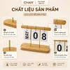 Lịch Để Bàn Văn Phòng Gỗ Thủ Công MS3 - Thiết Kế Hiện Đại Tối Giản, Giá 54.000₫ 3