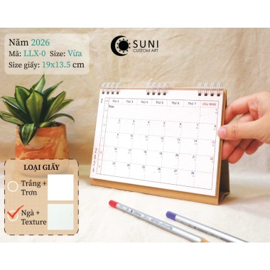 Lịch để lò xo 2.026 thiết kế tối giản - Giá ưu đãi 74.620 VND, phong cách hiện đại 10 Lịch để lò xo 2.026 thiết kế tối giản - Giá ưu đãi 74.620 VND, phong cách hiện đại 10