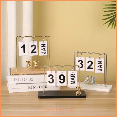 Lịch gỗ đa năng phụ kiện chụp ảnh, decor phòng khách, giảm giá 88k, thiết kế tinh tế, chất liệu tự nhiên