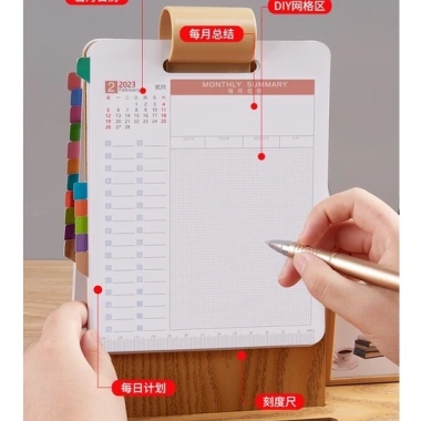 Lịch gỗ để bàn 2.024 cao cấp kèm ống bút Giá chỉ 168.000đ giảm 20%